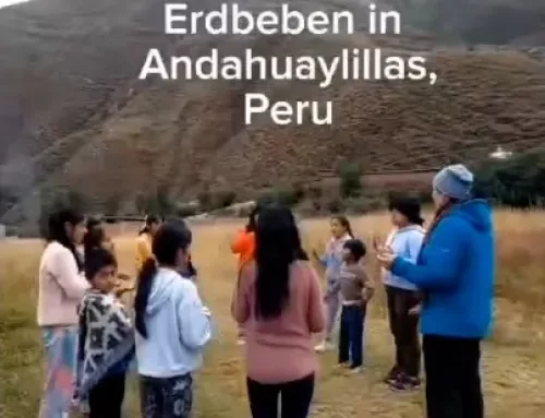 Erdbeben in Andahuaylillas Peru